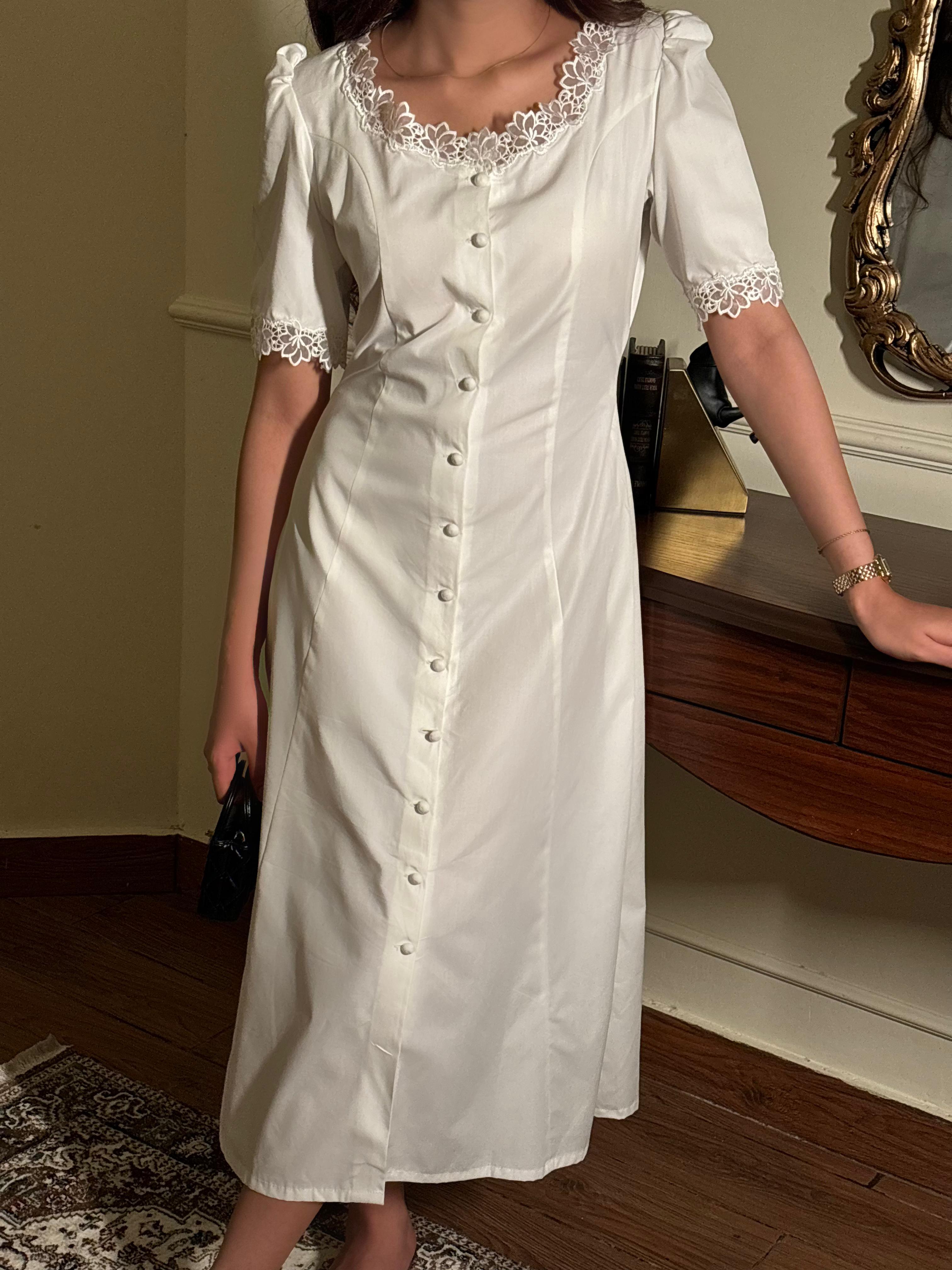 Dress With Lace Detailing