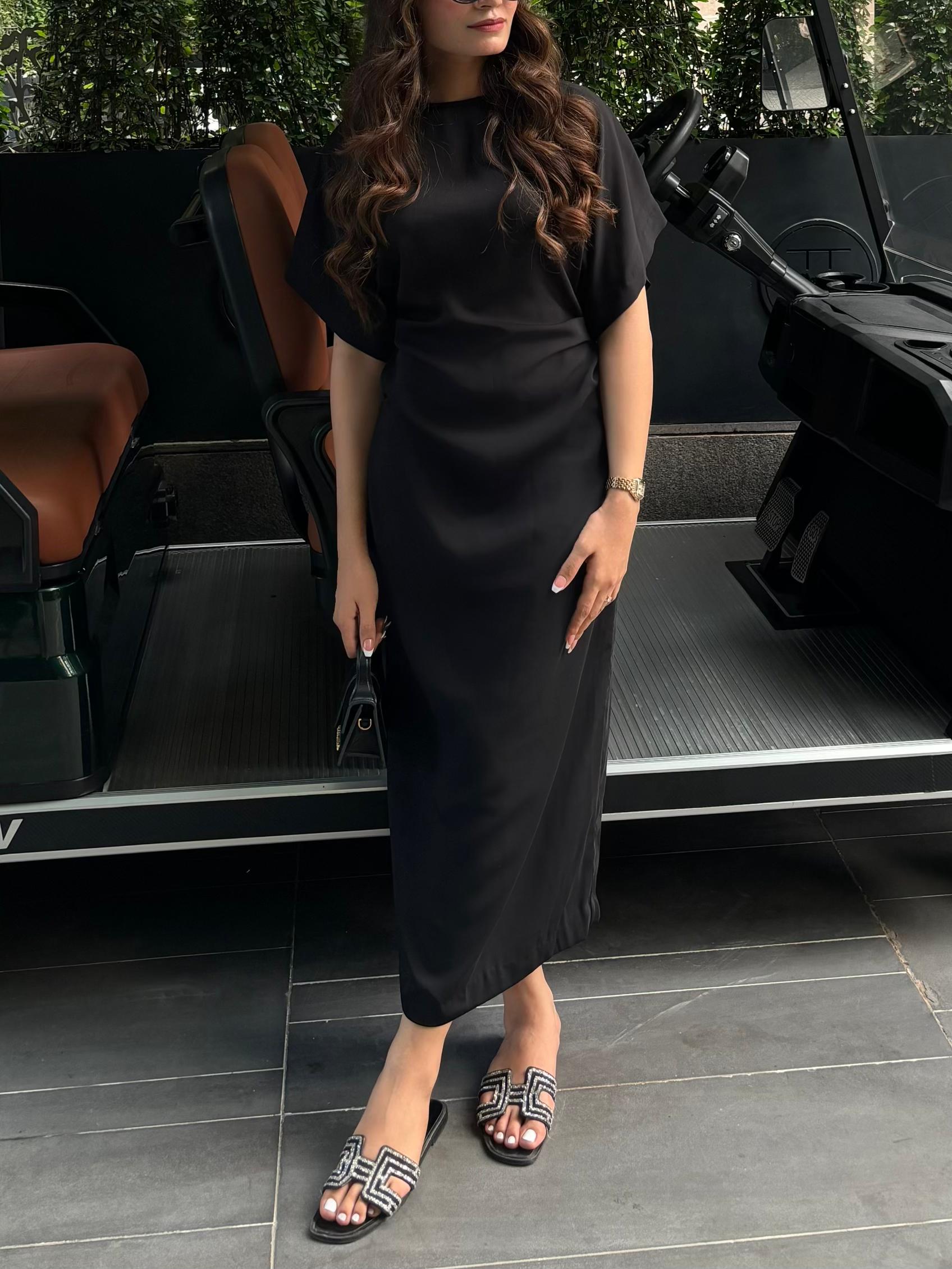 Fitted Dress With Draped Details