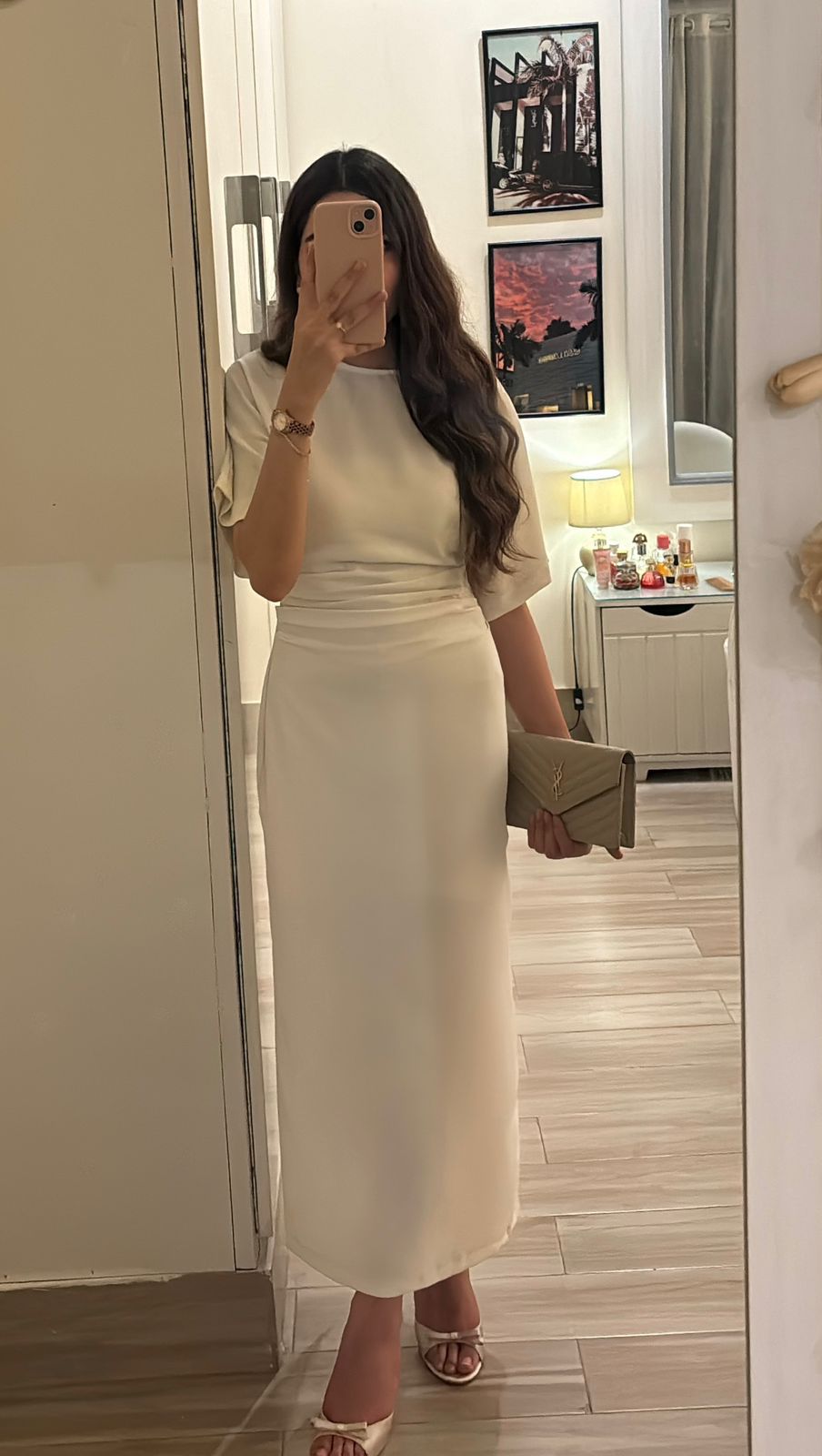 Fitted Dress With Draped Details